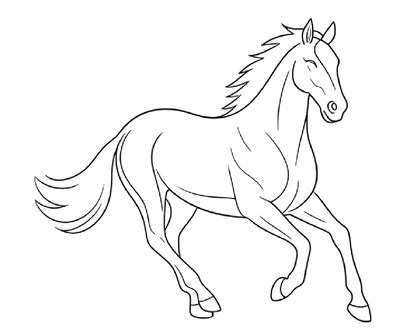 desenhos de cavalos para colorir e imprimir para imprimir e colorir - imagem 13